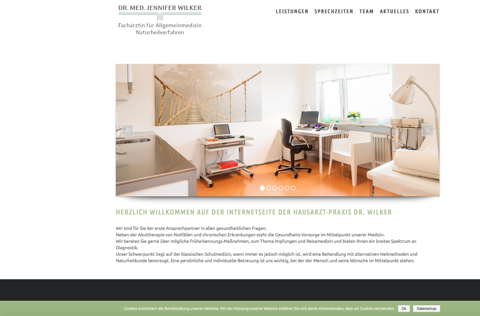 Website Praxis Wilker